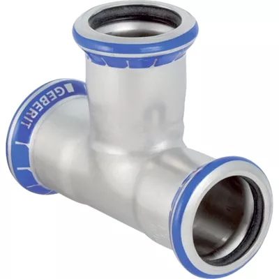 Té égal Geberit Mapress Acier Inox