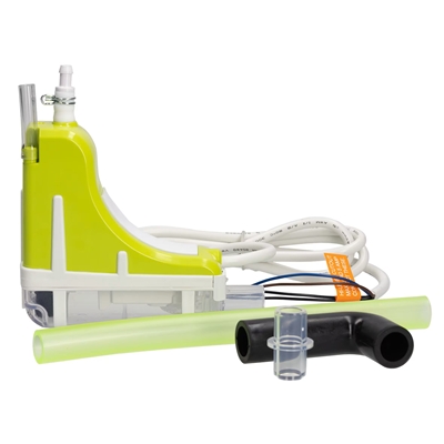 POMPE DE RELEVAGE DES CONDENSATS MINI VERTE S+ GOULOTTE-O BLANCHE P&P