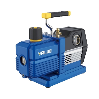 POMPE À VIDE 8,0 CFM 226L/MIN + VACUOMÈTRE ET ÉLECTROVANNE INTÉGRÉ