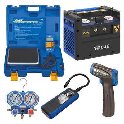 KIT OUTILLAGE POUR ATTESTATION DE CAPACITÉ R32, R410A, R407C ET R134A