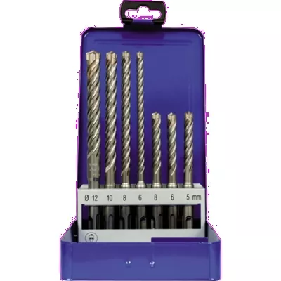 COFFRET DE 7 FORETS SDS+ 4 TAILLANTS