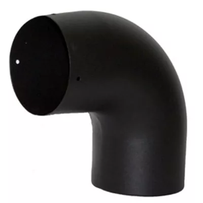 COUDE ÉMAILLÉ 90° NOIR MAT