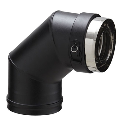 COUDE PGI NOIR Ø 80 / 130