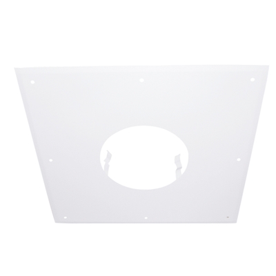 PLAQUE BLANCHE DE PROPRETE 300X300 Ø 139MM