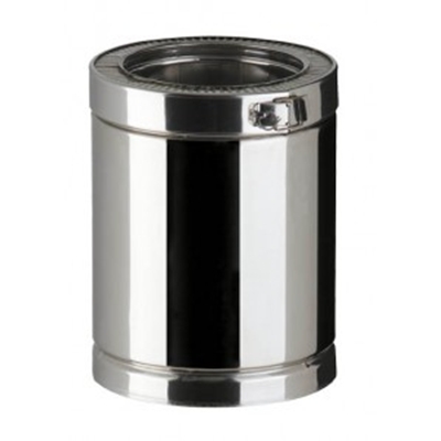 ELEMENT DROIT 450 MM Ø 100 TI ED 450-100 TI