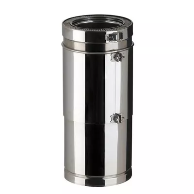 THERMINOX ÉLÉMENT DROIT RÉGLABLE Ø 150 DE 30 À 45 CM