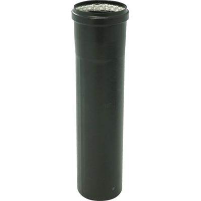 CONDUIT PELLETS 33CM Ø 100 EMAIL NOIR MAT + JOINT VITON