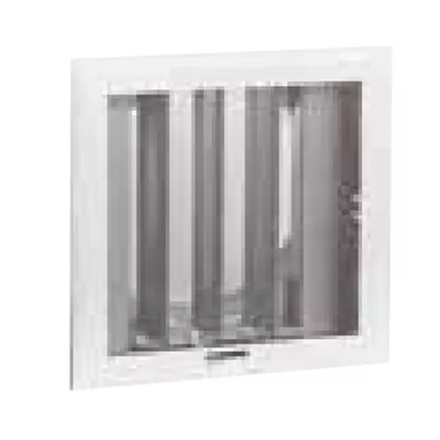 BOUCHE DE DISTRIBUTION 166X166 AVEC BOITIER À VOLET