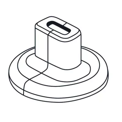ROSETTE POUR BASE DE PIED SUPPORT