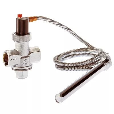 SOUPAPE DE SURETÉ THERMIQUE POUR CHAUDIÈRE ÉQUIPÉE D'UN BALLON ECS OU D'UN SERPE