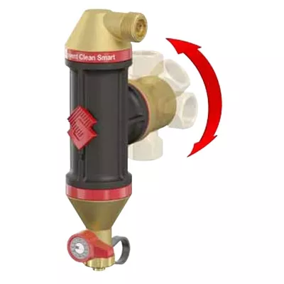 SÉPARATEUR D'AIR ET DE BOUE FLAMCOVENT Xtream MALE/MALE