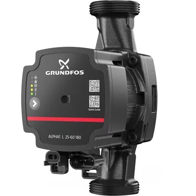 CIRCULATEUR CHAUFFAGE GRUNDFOS ALPHA 1L 1'' 1/2 ENTRAXE 180MM
