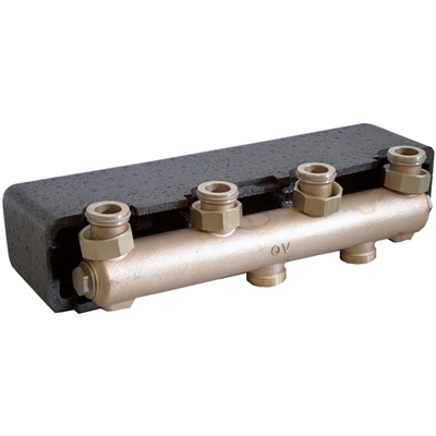 BLOC DE REPARTITION BRONZE RACCORDEMENT 2 REGUMAT