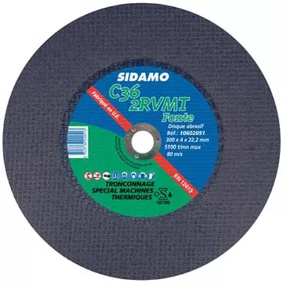 MEULE DE TRONCONNAGE POUR MACHINE THERMIQUE FONTE