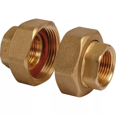 PAIRE D'UNION LAITON POUR CIRCULATEUR