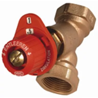 ROBINET D'ÉQUILIBRAGE EAU CHAUDE SANITAIRE