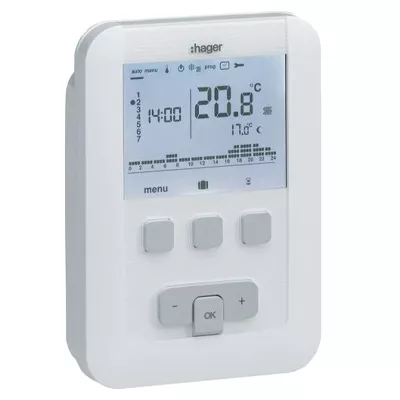 THERMOSTAT DIGITAL 2 FILS  7JOURS