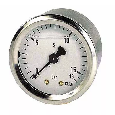 MANOMÈTRE GLYCÉRINE AXIAL 8X13 Ø 63MM