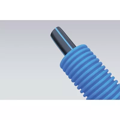 TUBE PE PRÉGAINÉ BLEU Ø 40MM