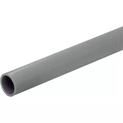 TUBE PVC D'ÉVACUATION À BOUTS LISSES