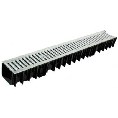 CANIVEAU DRAINYL POLYPROPYLÈNE AVEC GRILLE GALVA