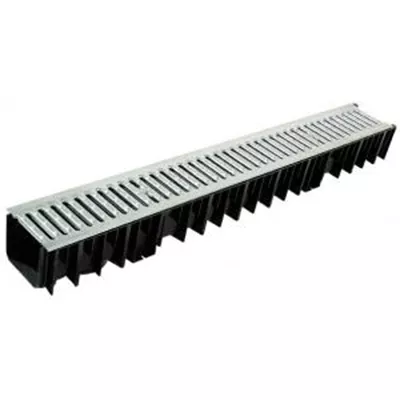 CANIVEAU DRAINYL POLYPROPYLÈNE AVEC GRILLE GALVA