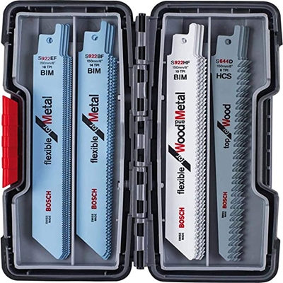COFFRET DE 20 LAMES SCIE SABRE BOIS ET METAL