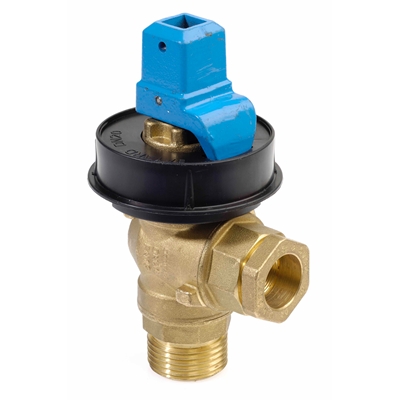 ROBINET BRONZE DE PRISE UNIVERSELLE FILETAGE 40/3 MONTAGE ÉQUERRE OU EN LIGNE