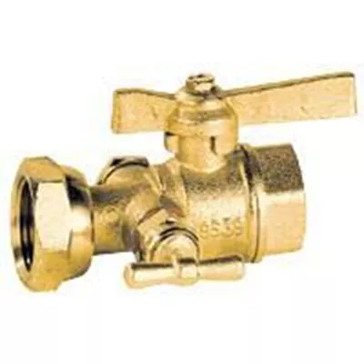 VANNE APRÉS COMPTEUR À ÉCROU 20 X 27 AVEC PURGE - 647