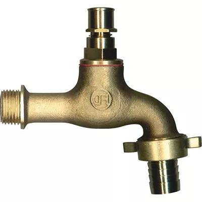 ROBINET D'ARROSAGE AVEC TÊTE CACHE-ENTRÉE BROSSÉE