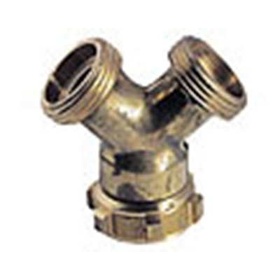 RACCORD Y D'ALIMENTATION DOUBLE 20X27 LAITON