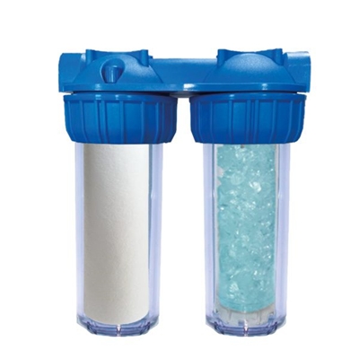 FILTRE DUPLEX ANTI TARTRE/CORROSION +BY-PASS