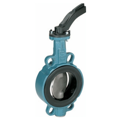 VANNE PAPILLON FONTE DN  50 MANCHETTE EPDM A OREILLE DE CENTR