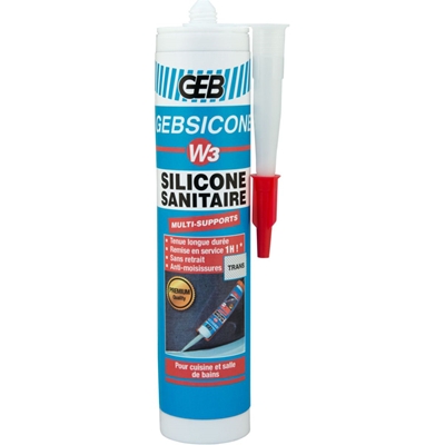 GEBSICONE W3 CARTOUCHE 280ML TRANSLUCIDE