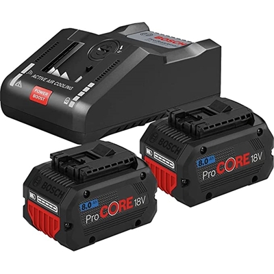 PACK BATTERIE DE 2 X PROCORE18V 8.0AH + GAL 18V-160