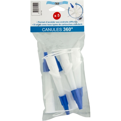 CANULES ORIENTABLE 360° + BOUCHONS