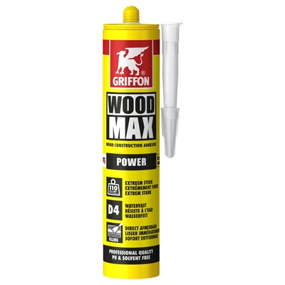 WOOD MAX TRANSPARENT COLLE CONSTRUCTION BOIS CART.380G