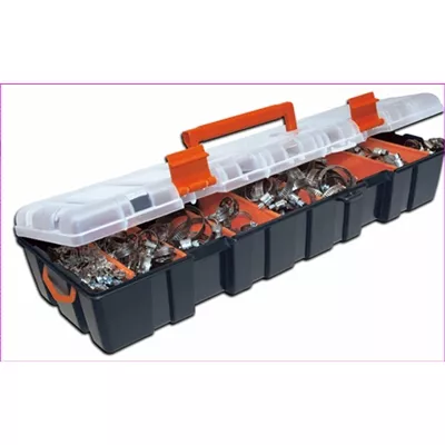 COFFRET 85 COLLIERS SERFLEX 8MM GALVANISÉ