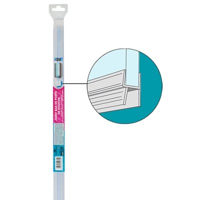 JOINT BAS DE PORTE DE DOUCHE ETUI TUBE BAGUETTE 1METRE DIM