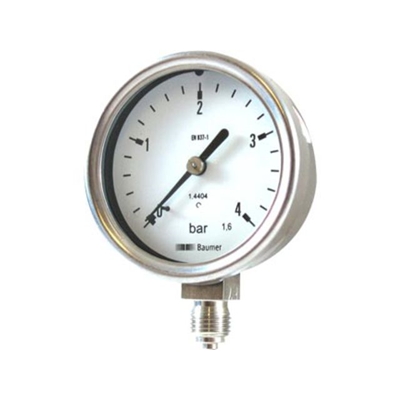 RV3 MANOMETRE GAZ 0-3 BAR RACCORD VERTICAL M10X100
