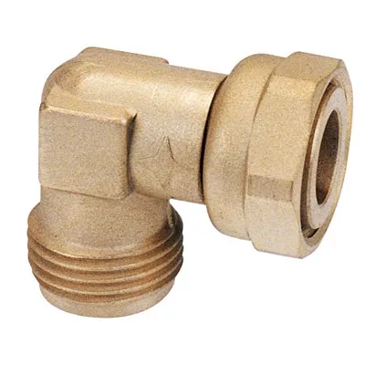 RACCORD COUDÉ 90° À JOINT PLAT