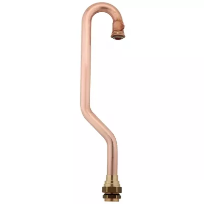 CROSSE COMPTEUR GAZ 180° ÉCROU 6/20 FLEXICLIC DN20MM