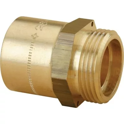 RACCORD GAZ 6/20 MALE COMPTEUR CU22MM