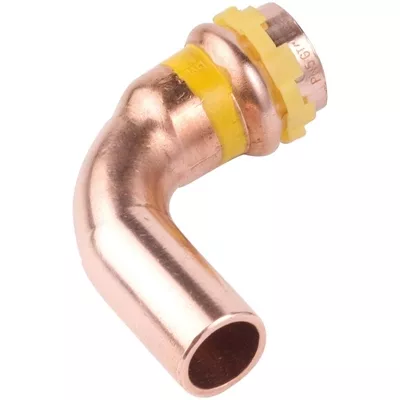 COUDE CUIVRE 90° À SERTIR GAZ MF
