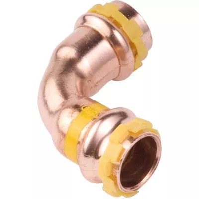 COUDE CUIVRE 90° À SERTIR GAZ FF