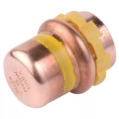 BOUCHON CUIVRE À SERTIR GAZ FEMELLE