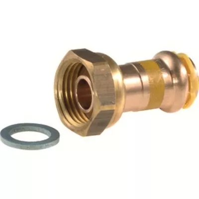 ÉCROU CUIVRE À SERTIR GAZ 2 PIÈCES