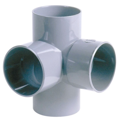 TE DOUBLE PVC EVAC. Ø 40MM 87° MFFF AH18 NICOLL