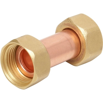 RACCORD DOUBLE ÉCROU DOUILLE CUIVRE