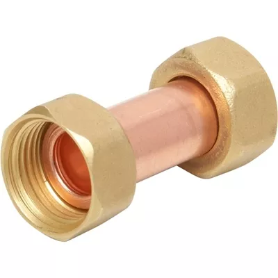 RACCORD DOUBLE ÉCROU DOUILLE CUIVRE